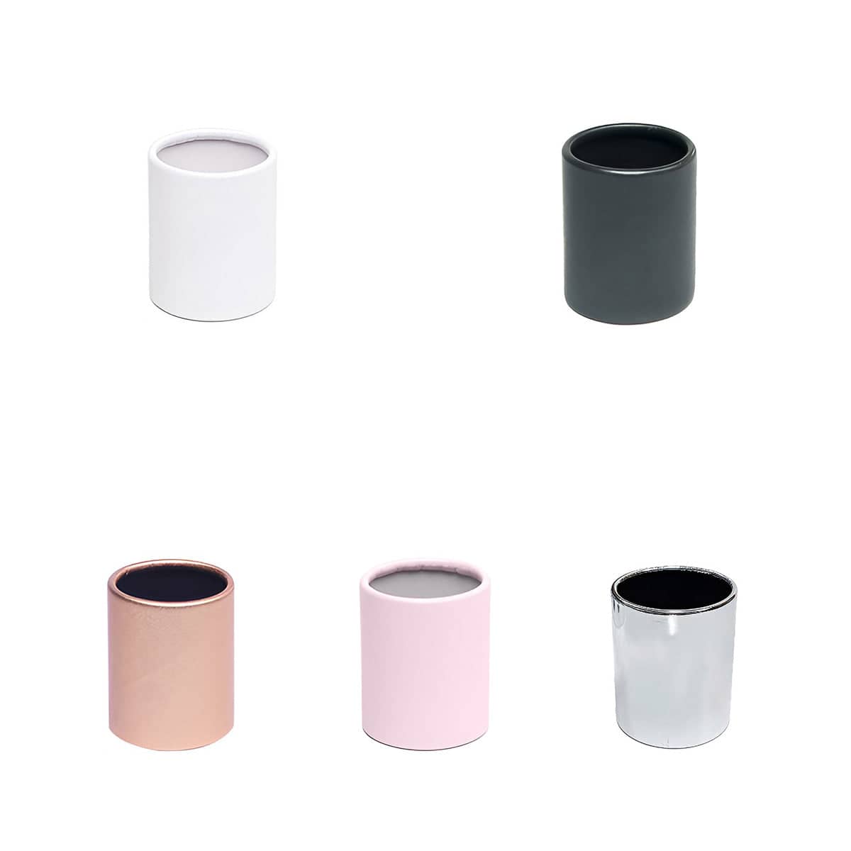 Round Flower Holders, 6 x 8 cm, Pack of 10 - Rose Gold - view 3