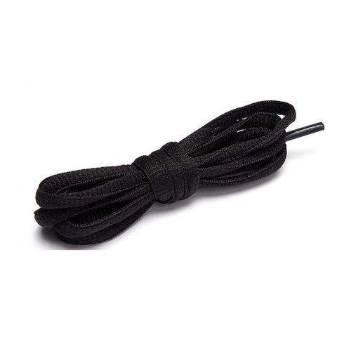 Round Shoelaces 120cm for Sneakers and Boots - Black