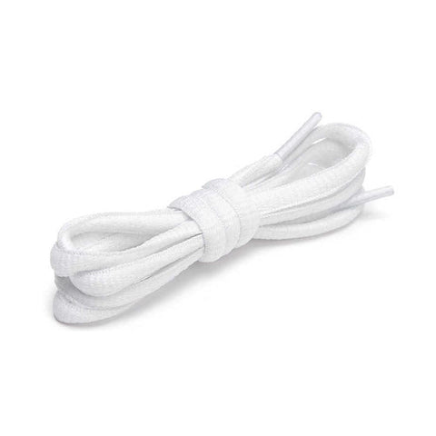Round Shoelaces 120cm for Sneakers and Boots - White