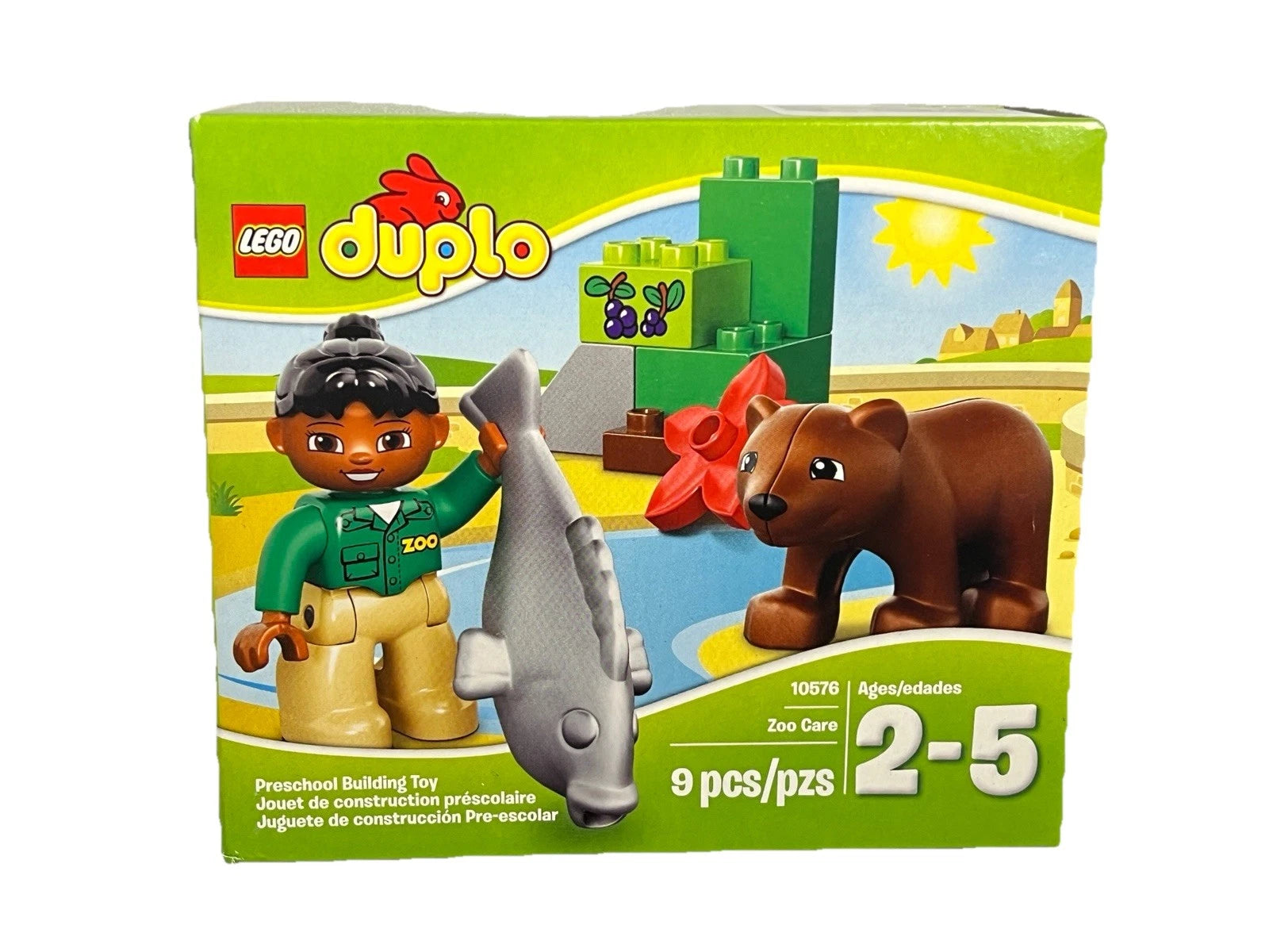 LEGO 10576 DUPLO Zoo Care: Bear, Zookeeper & Fish - SuperSaverAU - view 1