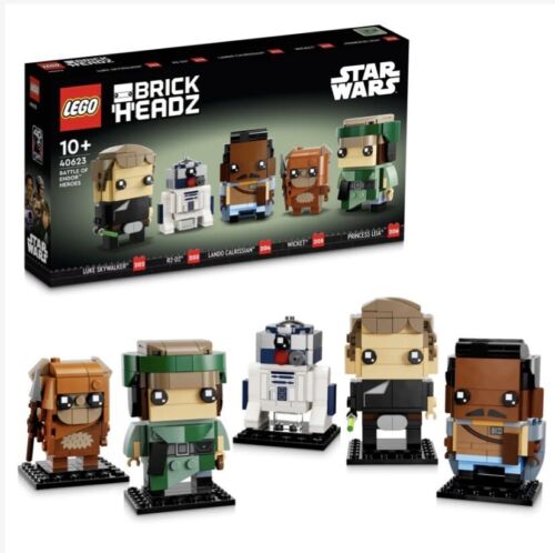 LEGO Star Wars BRICKHEADZ Battle of Endor Heroes 40623 Luke Leia Lando Ewok R2D2 - SuperSaverAU - view 1