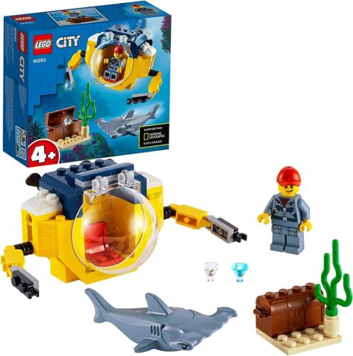 EGO City Ocean Mini Submarine 60263 - Deep Sea Building Toy - SuperSaverAU - view 1