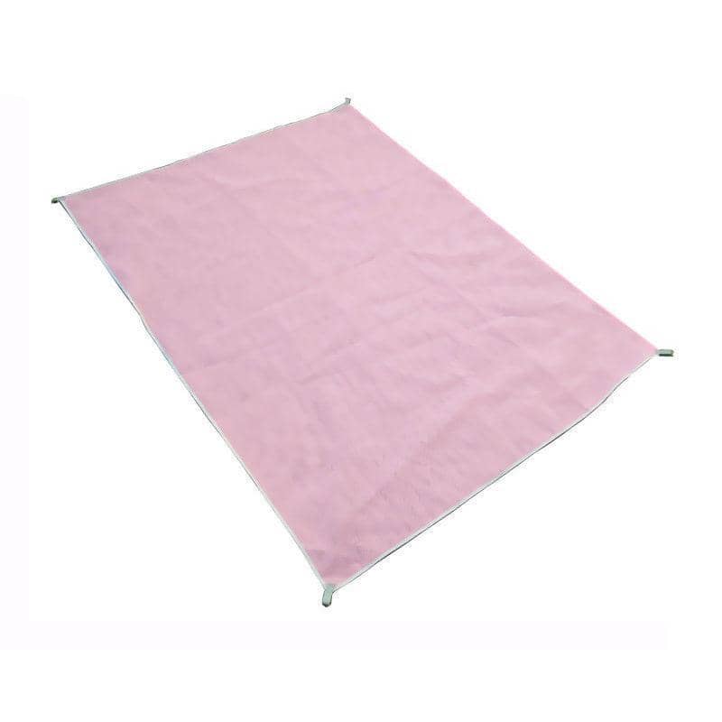 Sand-Resistant Beach Mat, 200 x 200 cm - Pink