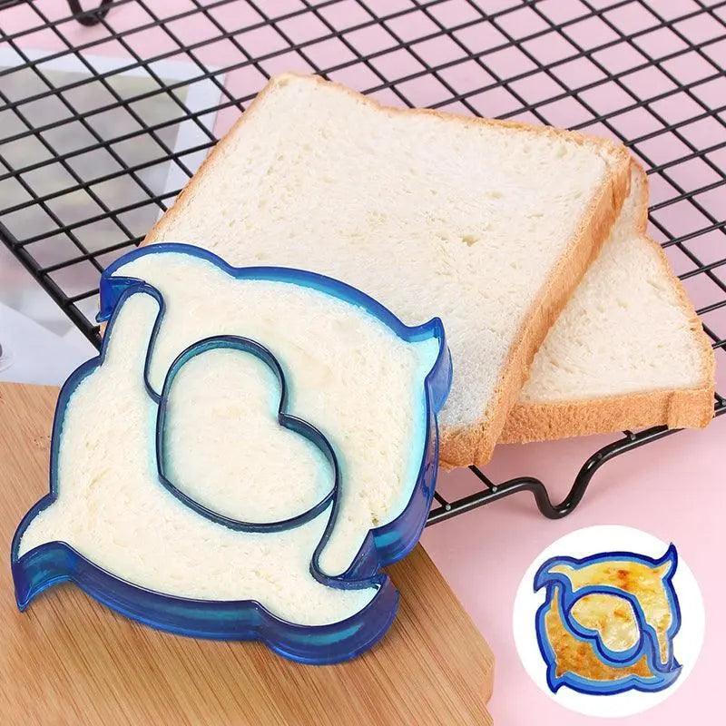 Sandwich Bread Cutter Mould for DIY Biscuits Cookies Toast Cake - Puzzle - view 5