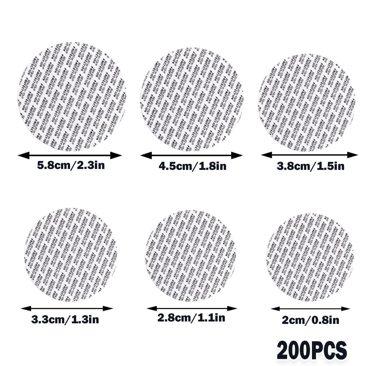 Self Adhesive Bottle Cap Sealing Liners, Pack of 200 - 3.3 cm - view 4