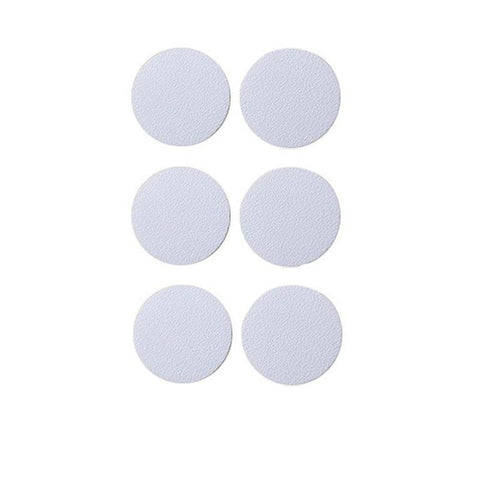 Self-Adhesive Screw Cover Caps, 20 mm, Pack of 54 - Textured White