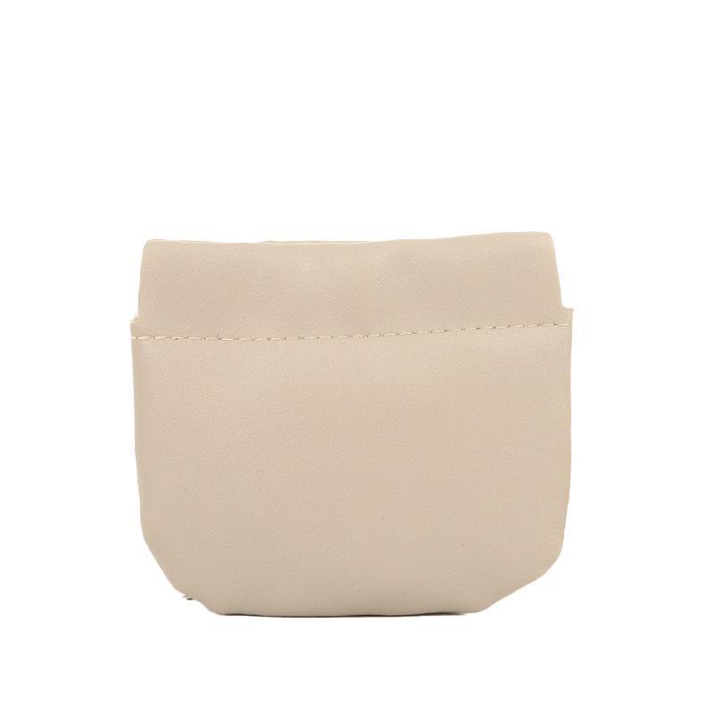 Self-Closing Pocket Cosmetic Bag - Taupe Grey, Small (8 x 9 cm) - view 2