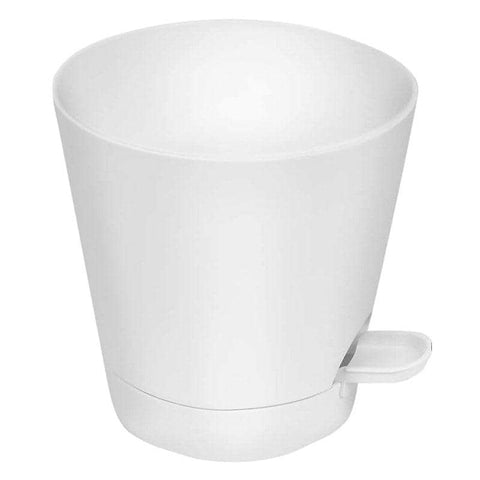 Self-Watering Planters with Reservoirs, Pack of 5 - White