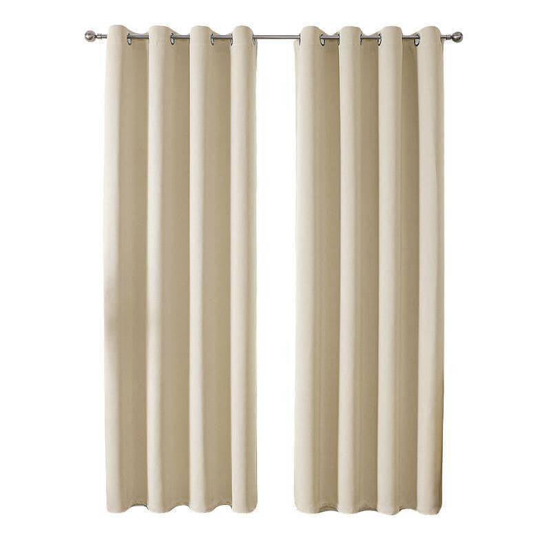 Semi Blackout Curtains, Pack of 2 - Cream, 132 x 213 cm