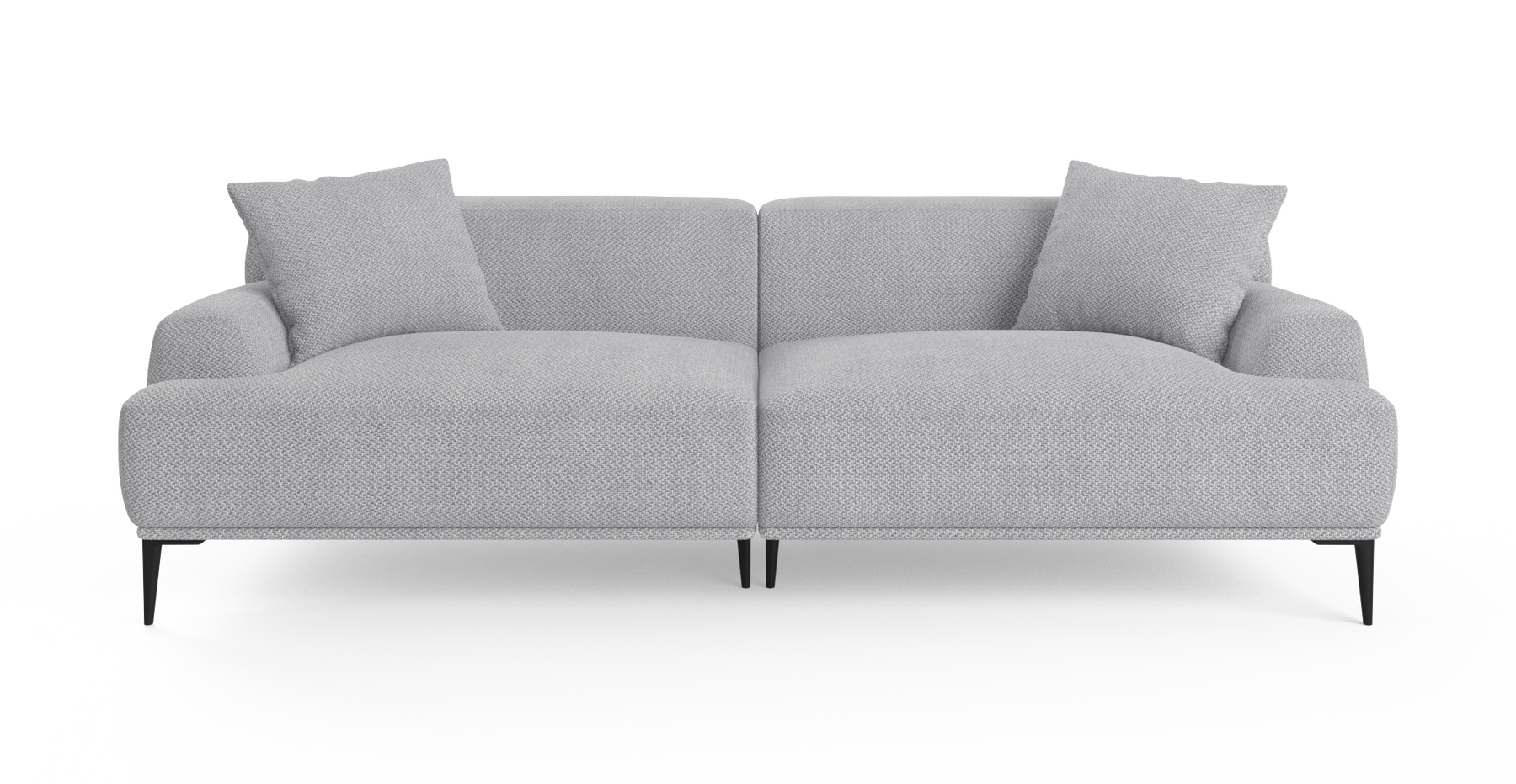 Brosa Seta 4 Seater Sofa (Gainsboro Grey)
