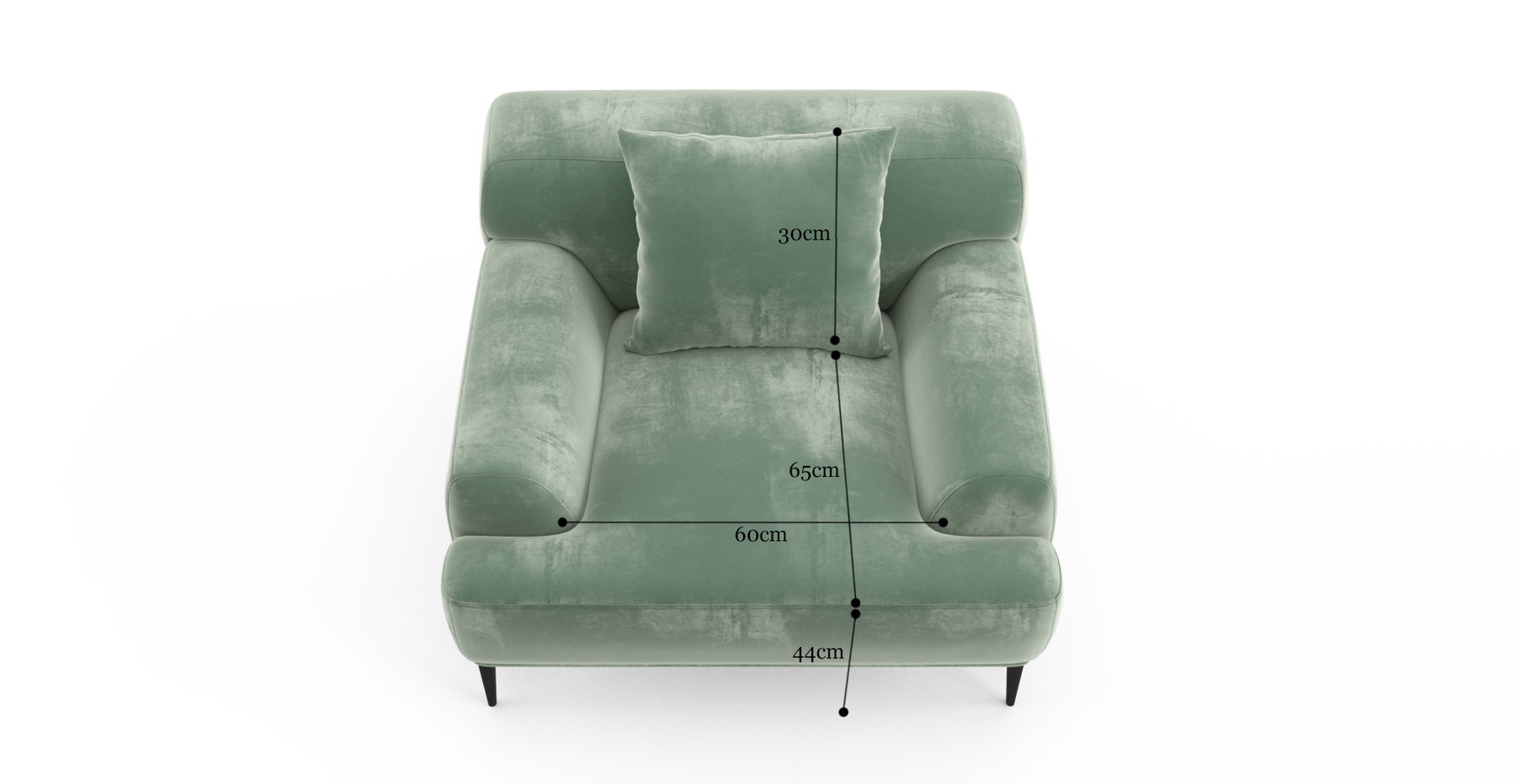Brosa Seta Armchair (Russian Sage)