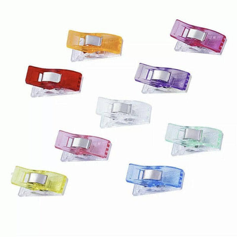 Sewing Clips for Quilting and Fabric, Pack of 50 - Multicolour