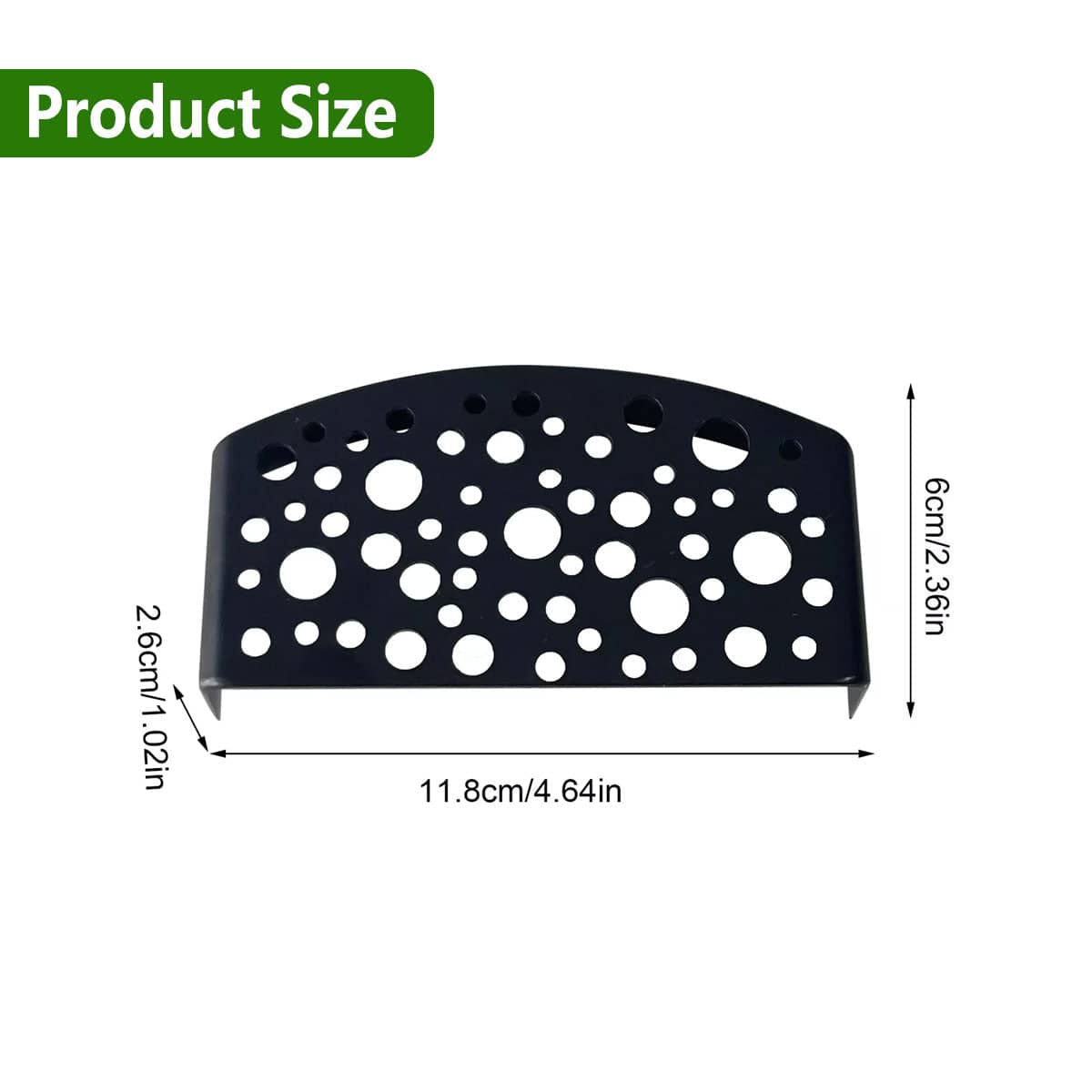Shrimp Hiding Cave Shelter Set of 2, Black Plastic Aquarium Decoration for Fish Tanks - view 3