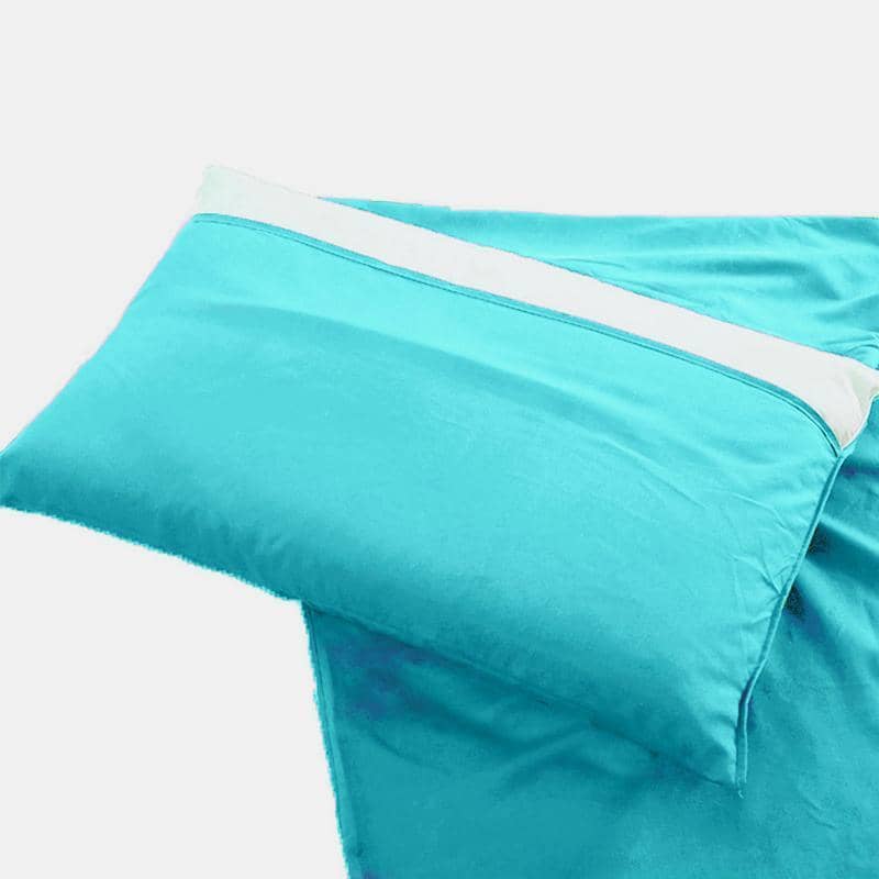Silky Sleeping Bag Liner for Camping and Travel - Navy Blue, 75 x 210 cm - view 5