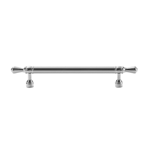 Silver Cabinet Handle, Copper - 192 mm Hole Spacing