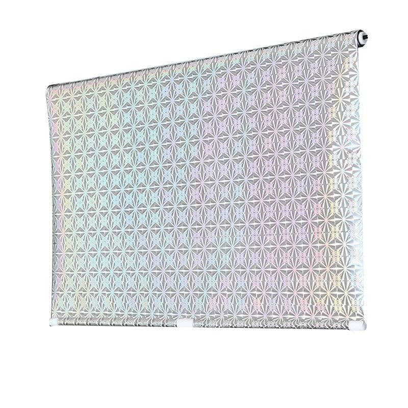 Silver Suction Cup Roller Blind Sunshade for Car and Home Windows - 40 cm x 125 cm