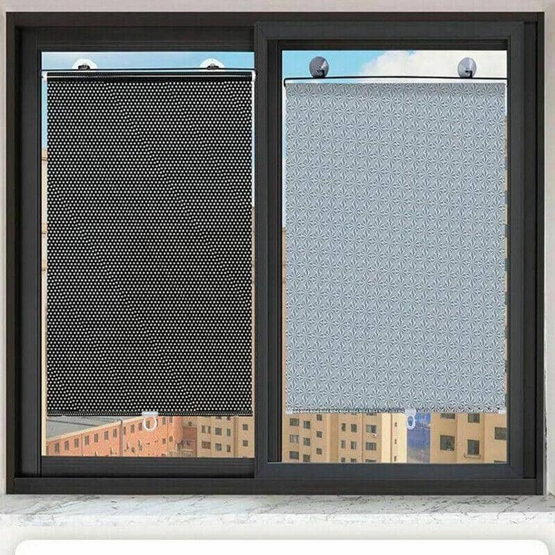 Silver Suction Cup Roller Blind Sunshade for Car and Home Windows - 40 cm x 125 cm - view 4