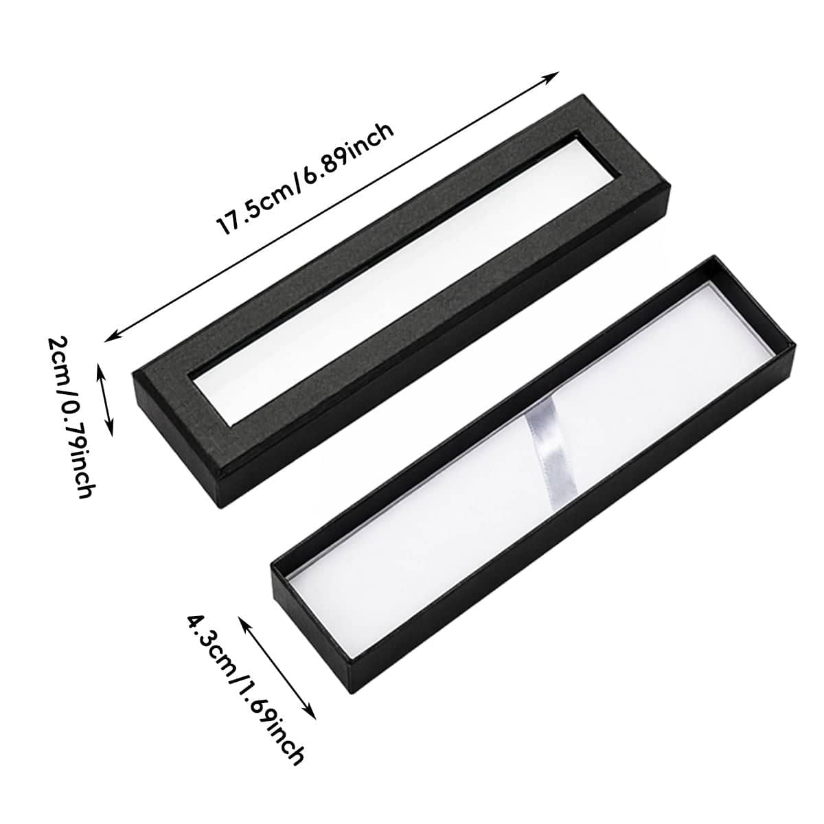Single Pen Gift Boxes with Window - Black, Pack of 10 - view 4