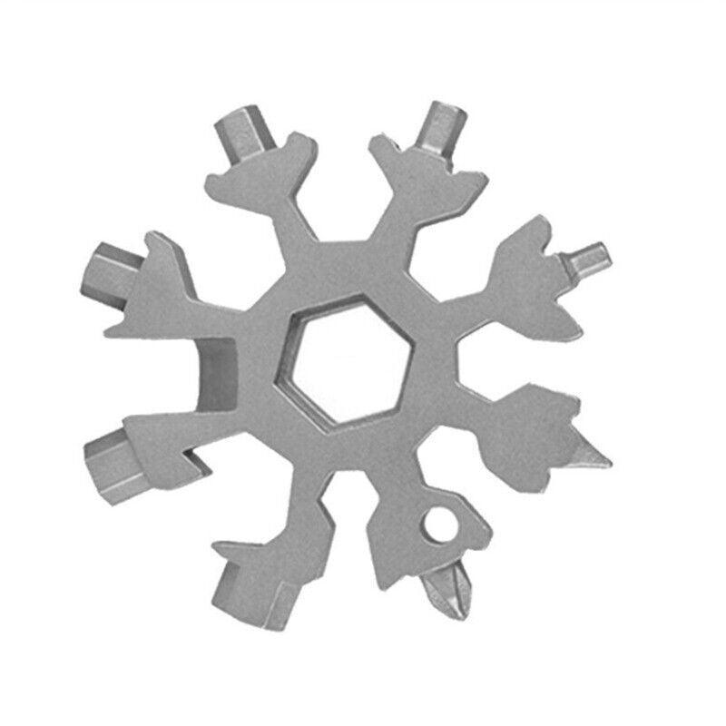 Snowflake Multi-Tool Stainless Steel 18-Function - Silver - view 10