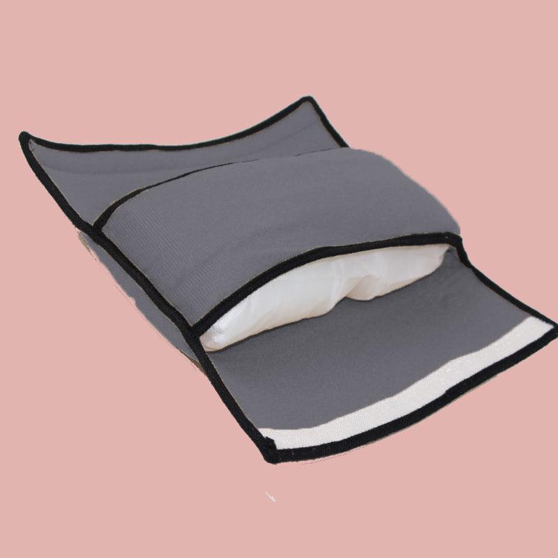 Soft Plush Car Seat Belt Shoulder Pad - Beige, Single - view 5