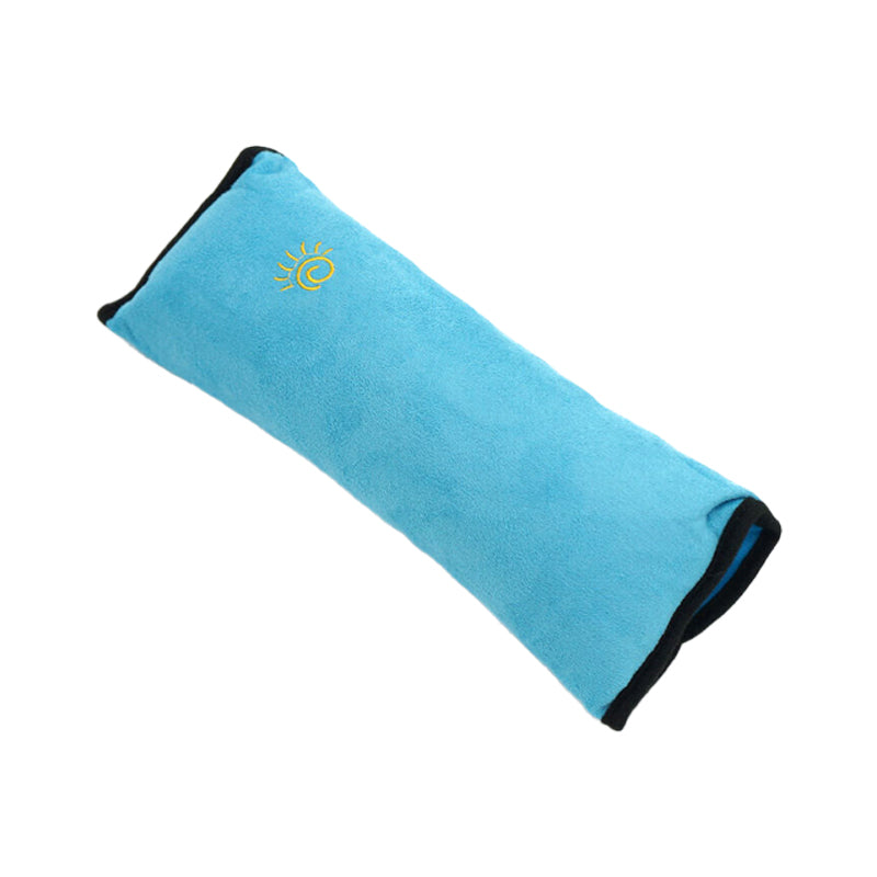Soft Plush Car Seat Belt Shoulder Pad - Blue, Single