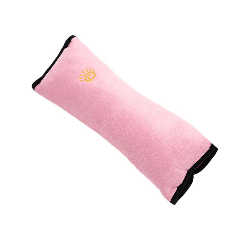Soft Plush Car Seat Belt Shoulder Pad - Pink, Single