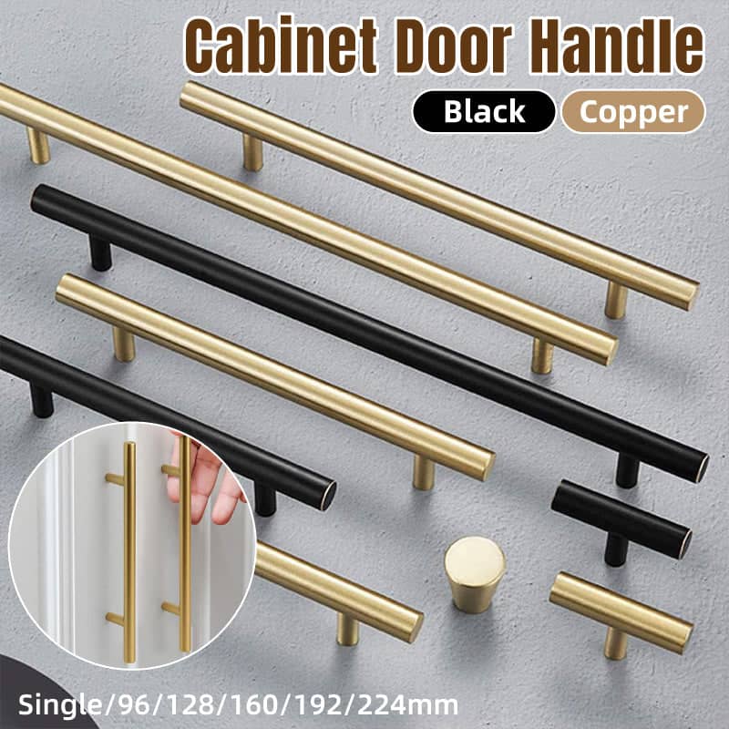 Solid Copper Furniture Drawer Pull - Copper, 224mm Hole Spacing - view 2