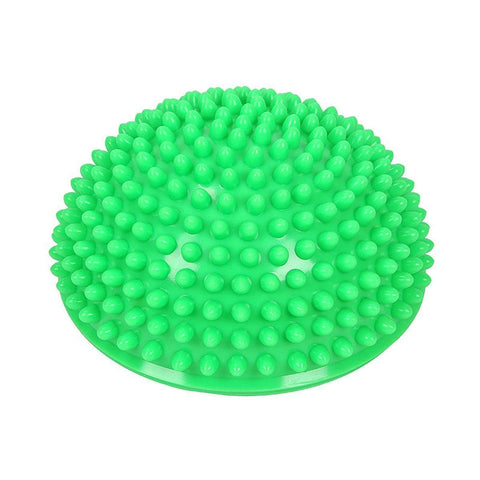 Spiky Massage Ball, Half Round, 16 x 9 cm - Green