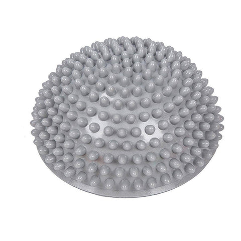 Spiky Massage Ball, Half Round, 16 x 9 cm - Grey