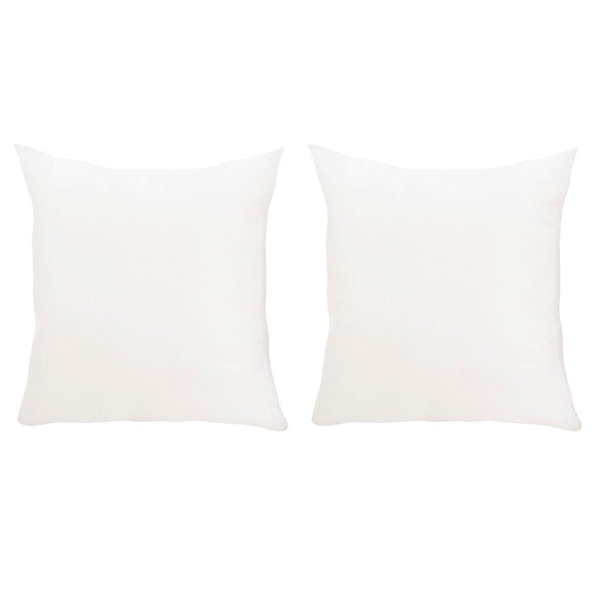 Square Pillow Inserts, Hotel Grade Cushion Fillers - 60 x 60 cm, Pack of 2
