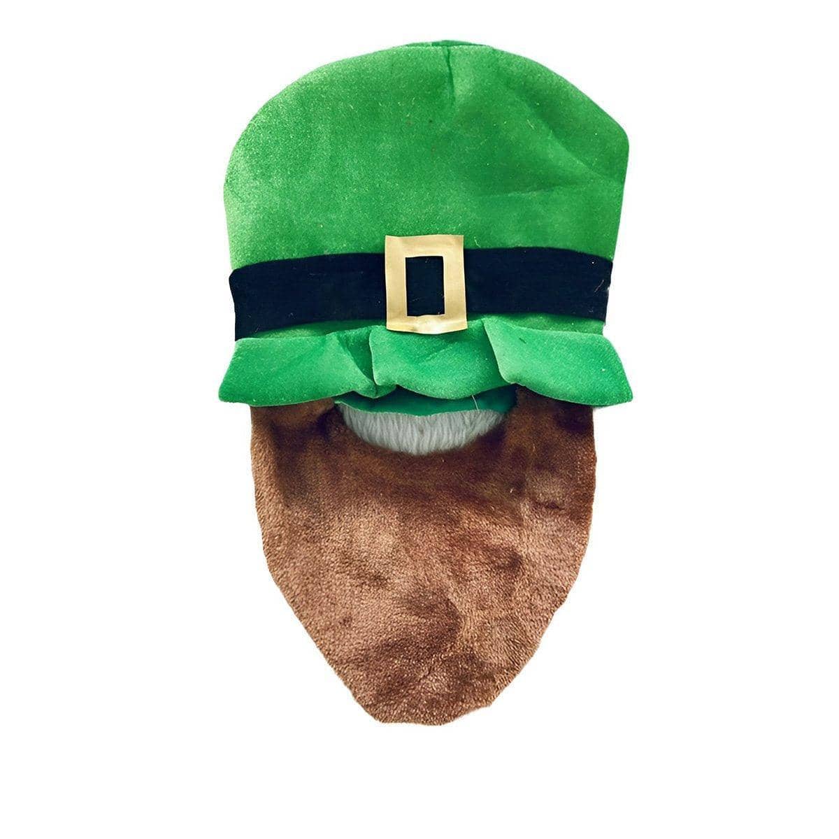 St Patrick's Day Hat - Leprechaun Hat with Brown Beard