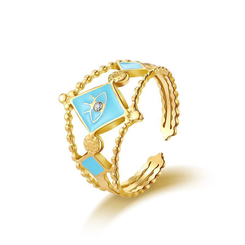 Stainless Steel Adjustable Stacking Ring for Women - Model 2 - view 8