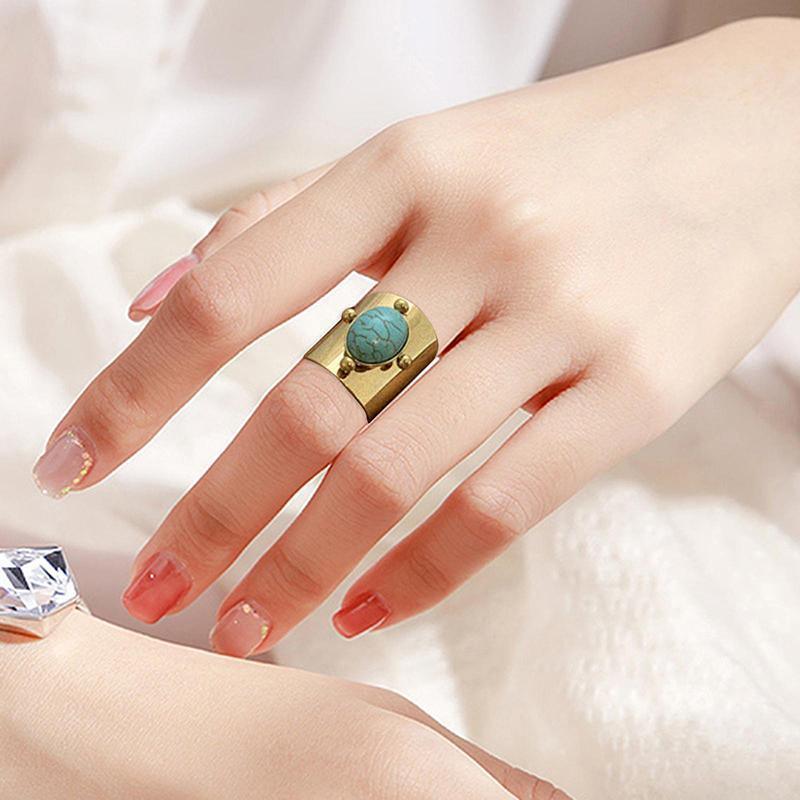 Stainless Steel Adjustable Stacking Ring for Women - Model 3 - view 7