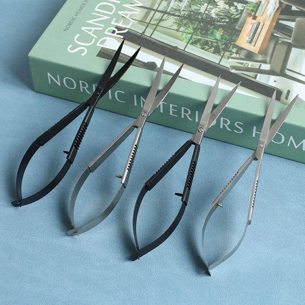 Stainless Steel Aquarium Plant Scissors - Silver, Straight - view 5