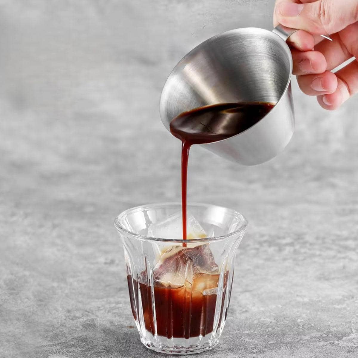 Stainless Steel Coffee Extraction Measuring Cup, 100 ml, with Graduated Scale - view 4