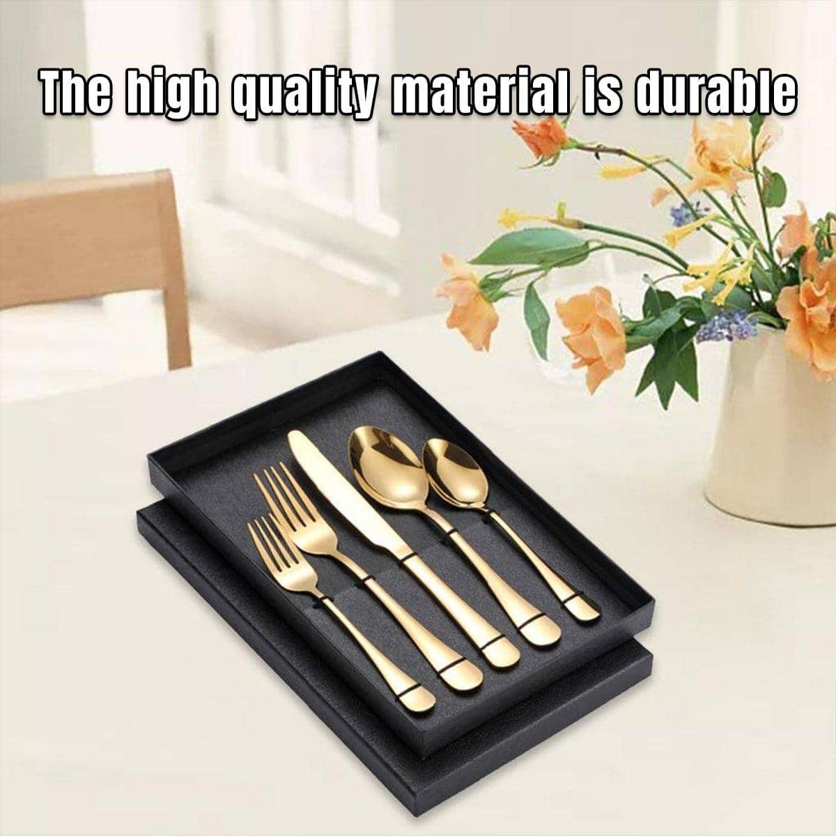 Stainless Steel Cutlery Set for Hotel and Home, Pack of 2 Sets - Silver - view 5
