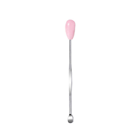 Stainless Steel Ear Pick Scoop, Reusable Earwax Removal Tool - Pink