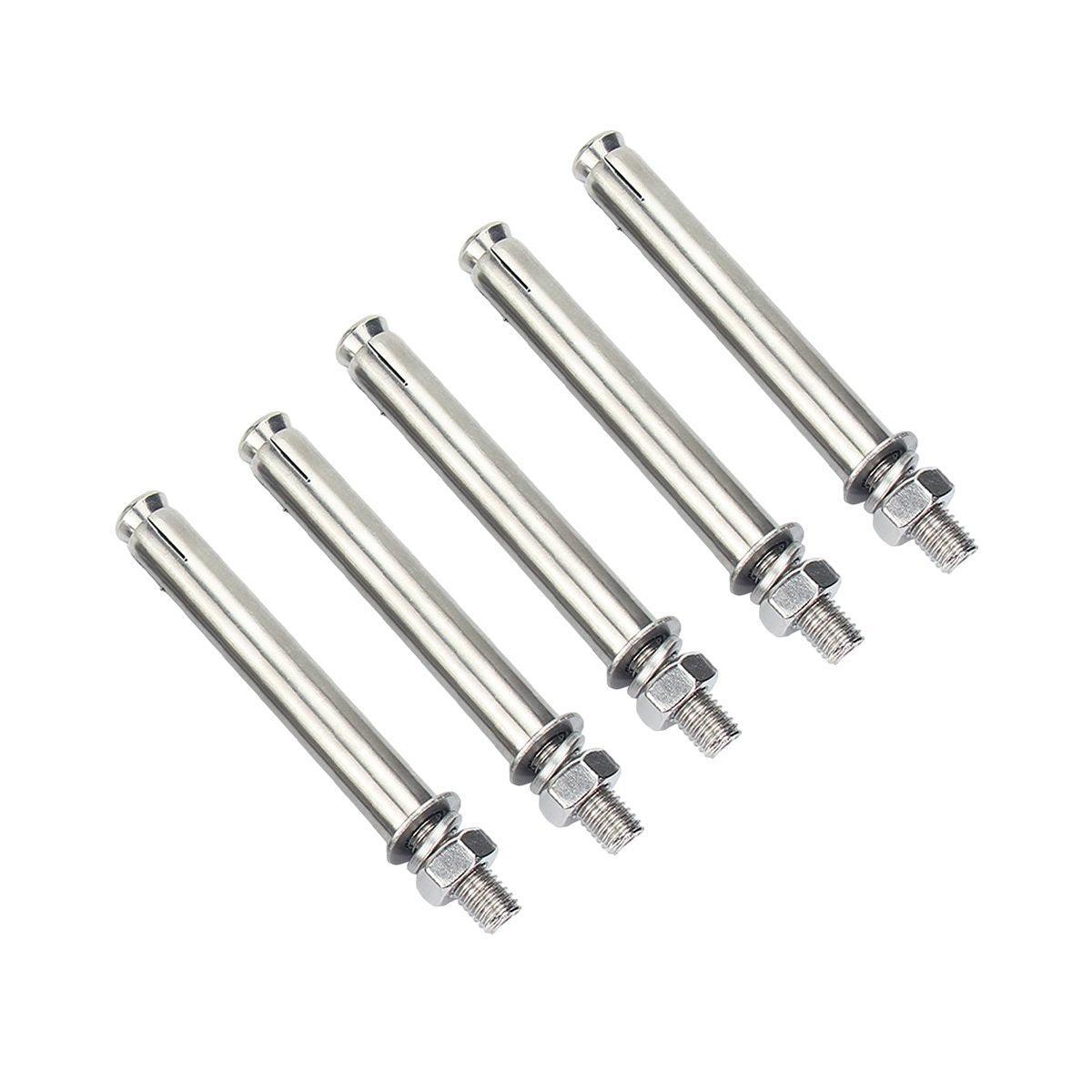 Stainless Steel Expansion Anchor Bolts - M10 x 90 mm, Pack of 5