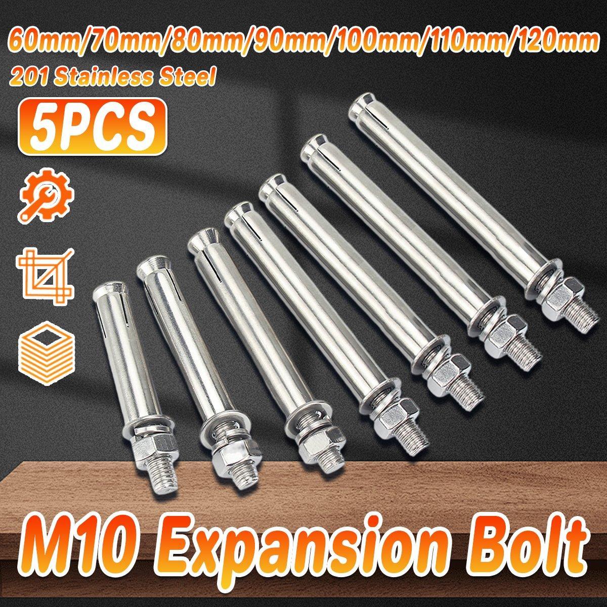 Stainless Steel Expansion Anchor Bolts - M10 x 90 mm, Pack of 5 - view 2