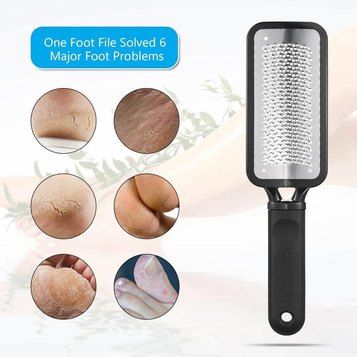 Stainless Steel Foot File Callus Remover - Black - view 5
