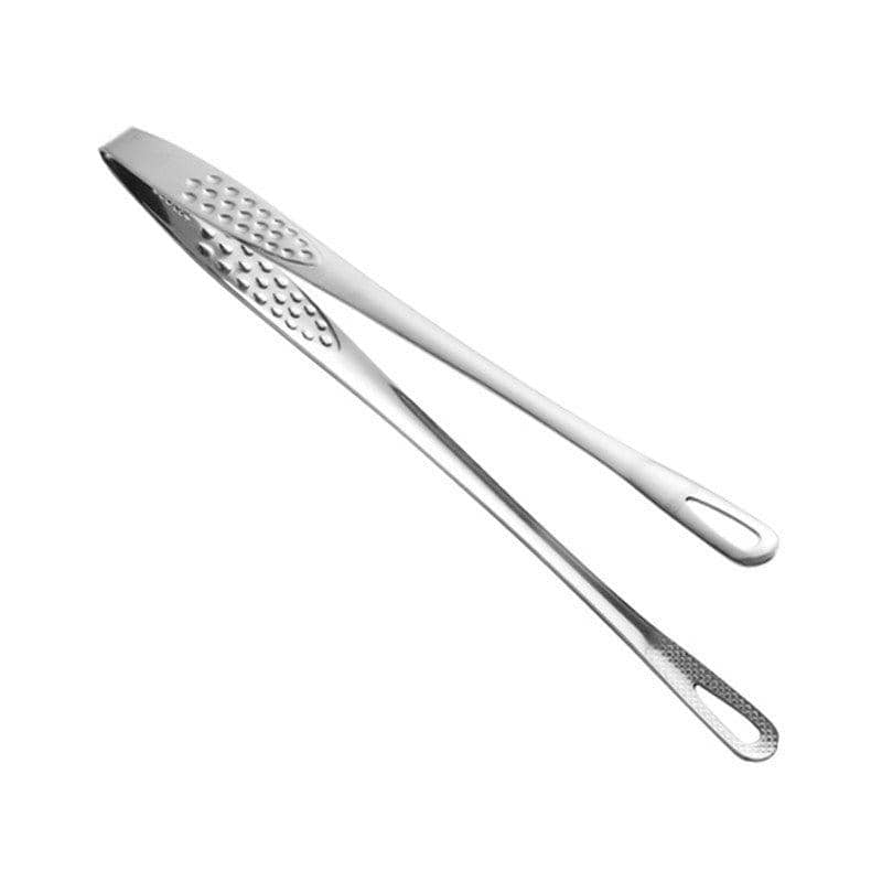 Stainless Steel Kitchen Tongs for BBQ and Grilling - 28 cm