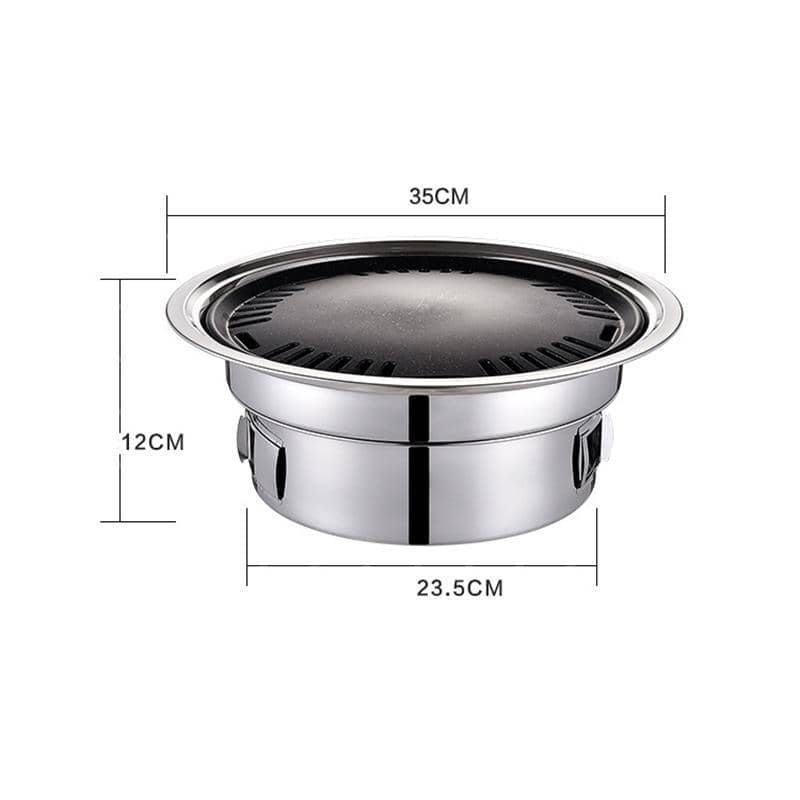 Stainless Steel Table Style Charcoal BBQ Grill for Camping and Picnics - view 3