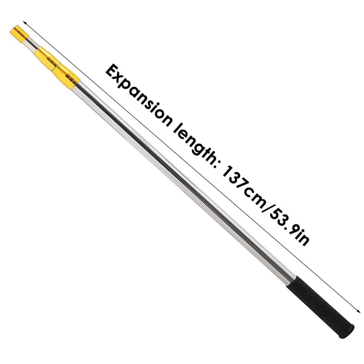 Stainless Steel Telescopic Mesh Rod - 137 cm Extendable Handle - view 3