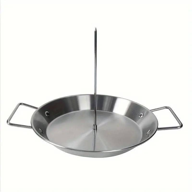 Stainless Steel Vertical Skewer Grill Pan BBQ Kebab Rack Cooking Tool - view 2