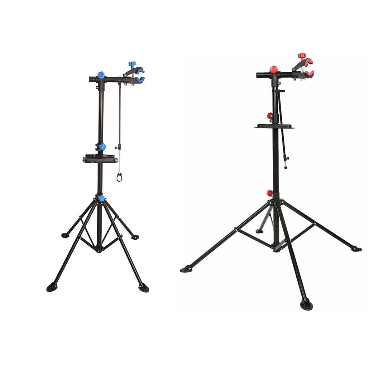 Steel Foldable Bike Repair Stand, Blue Accents, 107-188 cm - view 3