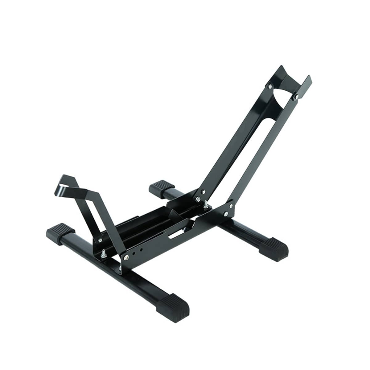 Steel L Insert Bike Parking Rack Floor Wheel Cradle Stand for One Bicycle - view 2