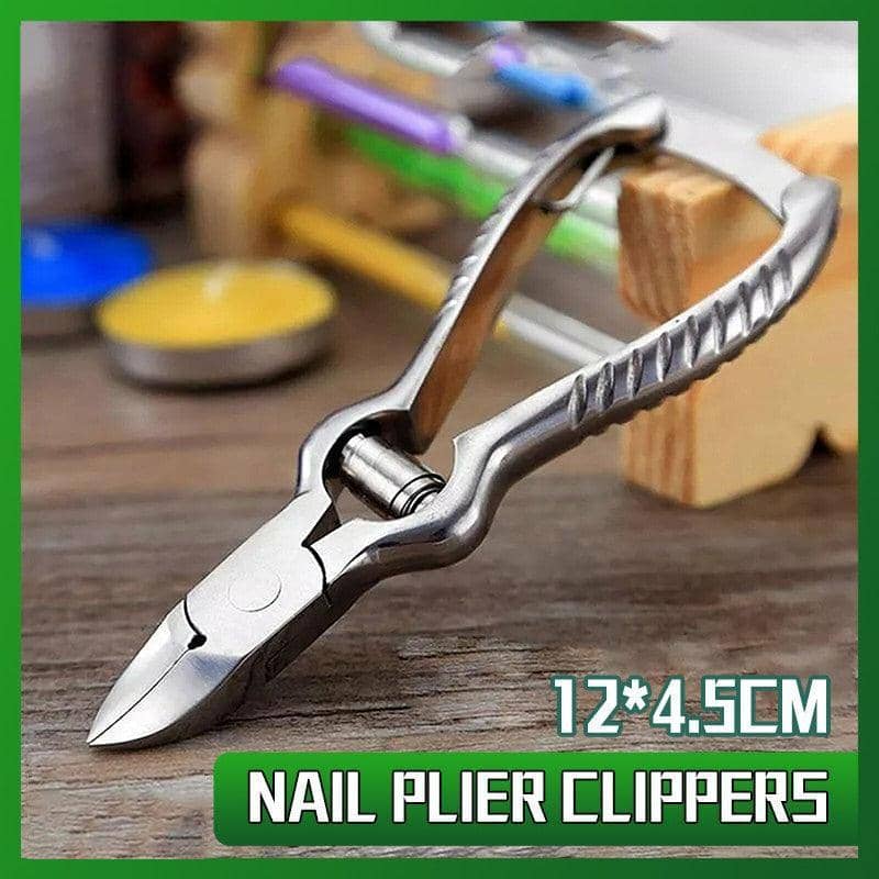 Steel Toenail Clippers with Curved Blade, 12 x 5 cm