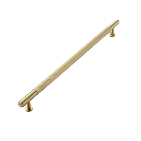 Striped Cabinet Pull Handle, 256 mm Hole Spacing - Gold