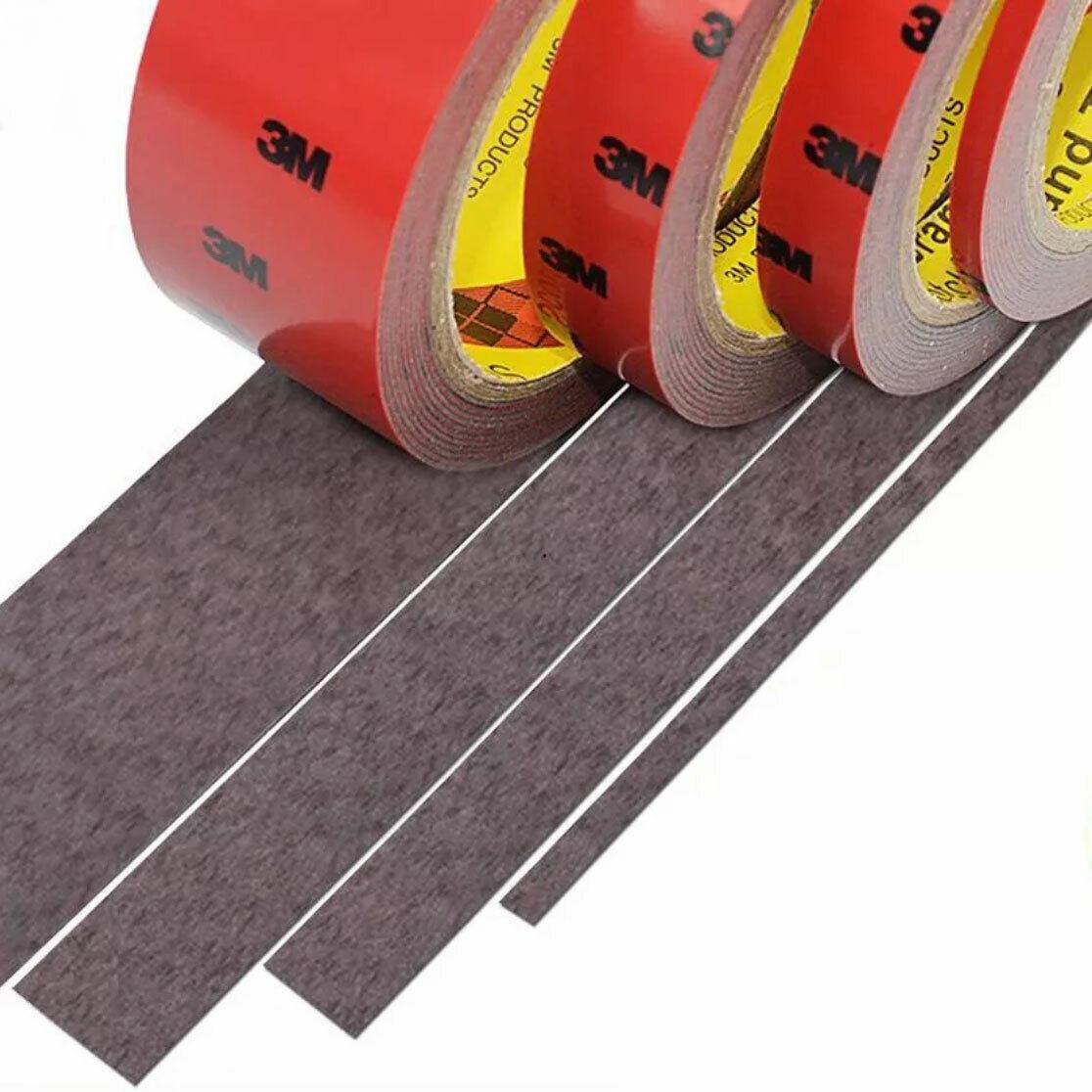 Strong Double Sided Foam Tape Roll for Car Trim - 8mm - view 12
