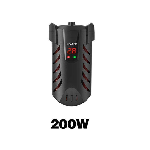 Submersible Aquarium Heater with LCD Display - 200 Watt